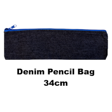 Marlin Denim Pencil Bag 34cm